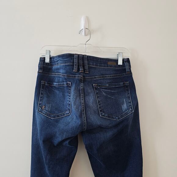 Kut from the Kloth Dark Wash Cropped Denim Jeans Size 4 - Picture 4 of 6